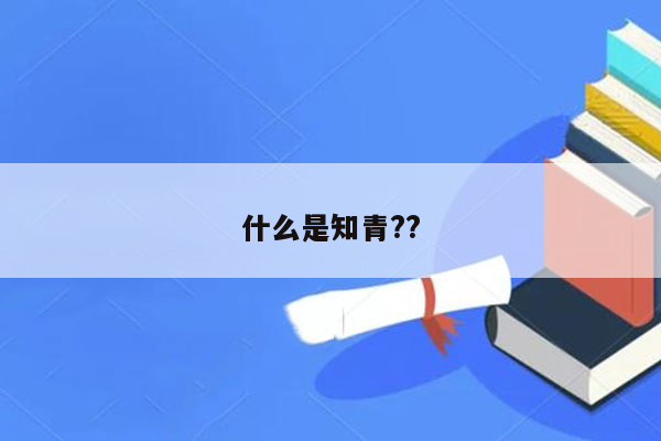 什么是知青??